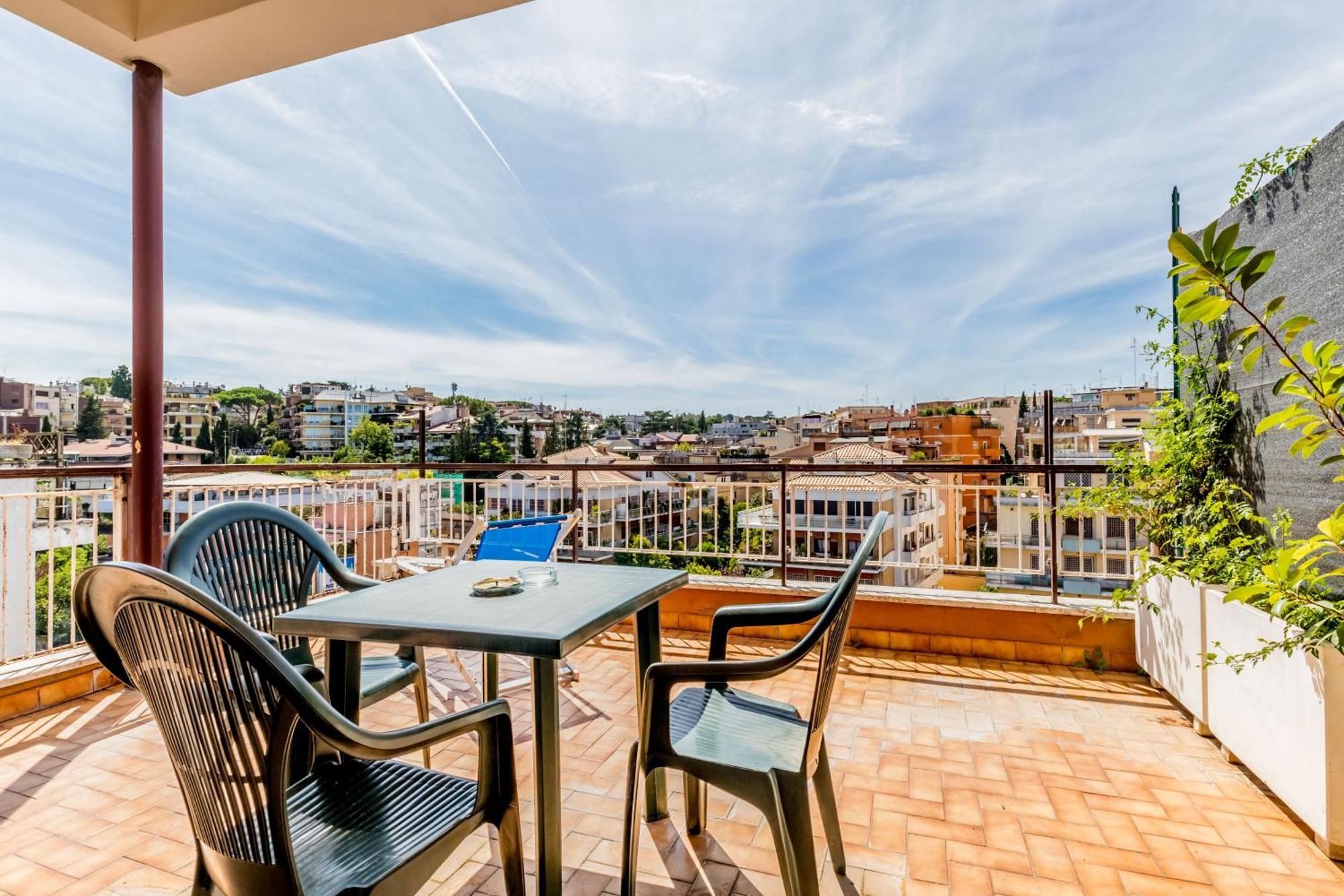 L'Attico Con Terrazza In Corso Francia Appartement Rome Buitenkant foto