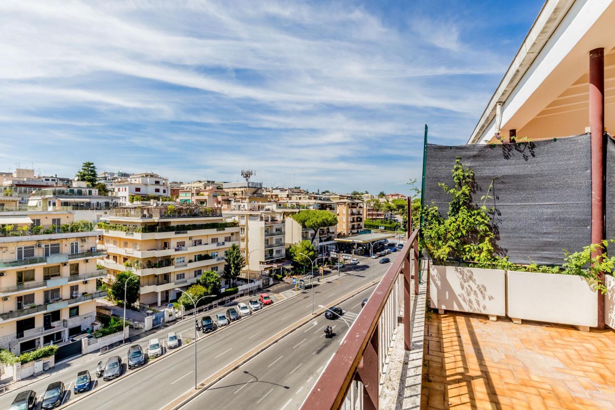L'Attico Con Terrazza In Corso Francia Appartement Rome Buitenkant foto