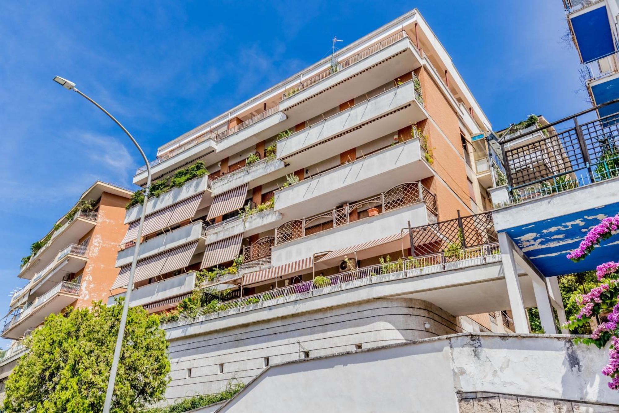 L'Attico Con Terrazza In Corso Francia Appartement Rome Buitenkant foto
